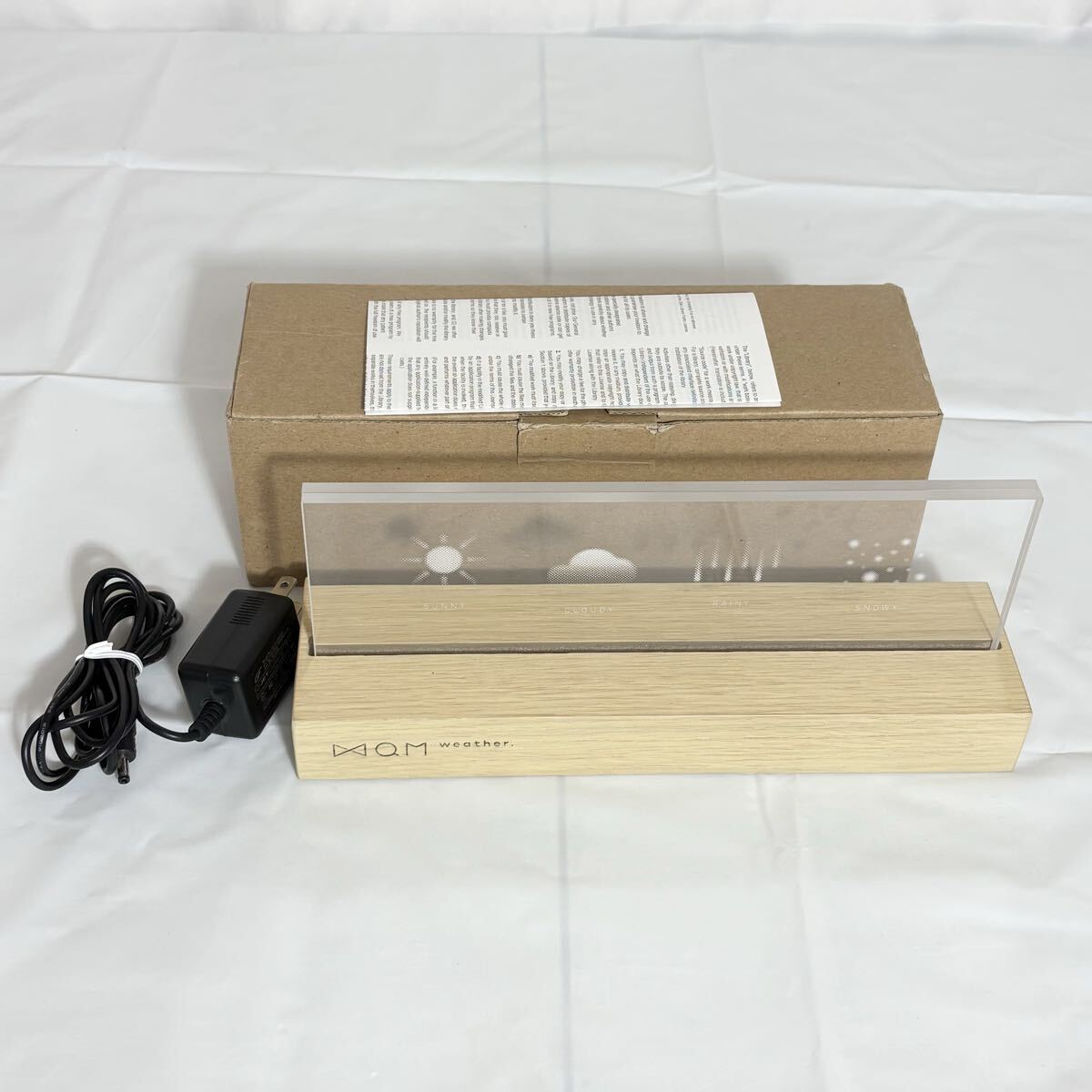 qm weather クムウェザー　現状品　インテリア　天気予報