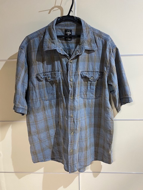 【1円】REDHEAD 半袖 チェックシャツ XL 綿100% 売り切り　986
