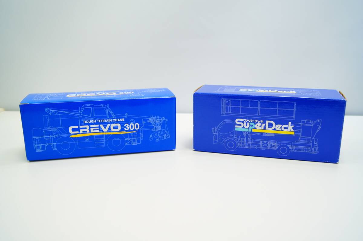 【開封品未使用】TADANO タダノ Super Deck スーパーデッキ AT-150S 1/32 ＆ CREVO300 1/43_※発送元：北海道_657