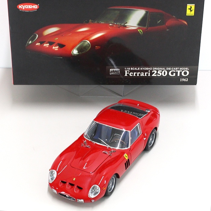 【中古品】京商 1/18 フェラーリ 250GTO 1962 / 08433A / 開封品 / キズ・汚れ / ミニカー※発送元：北海道