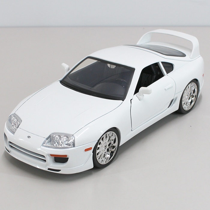 【中古品】JadaToys 1/18 トヨタ スープラ / 97509 / ホワイト / Brian's Toyota Supra / キズ・汚れ / やや難あり※発送元：北海道