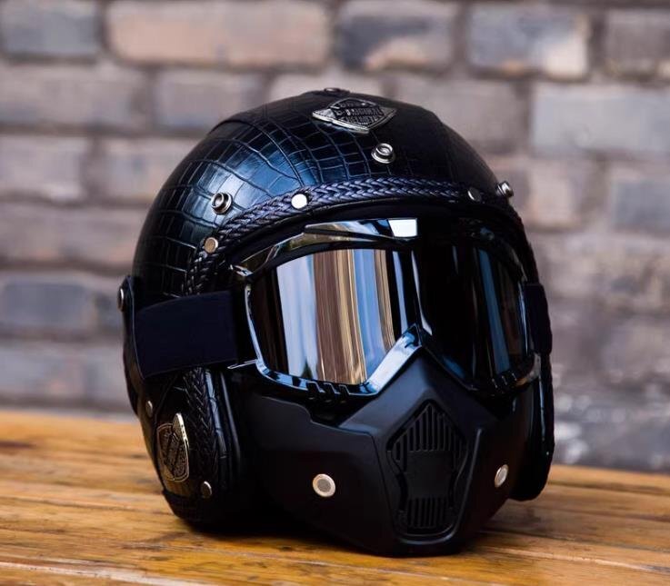 オートバイレンズ付きオートバイヘルメットフルフェイスヘルメット、防風、非常に暖かいヘルメット サイズを選択できる