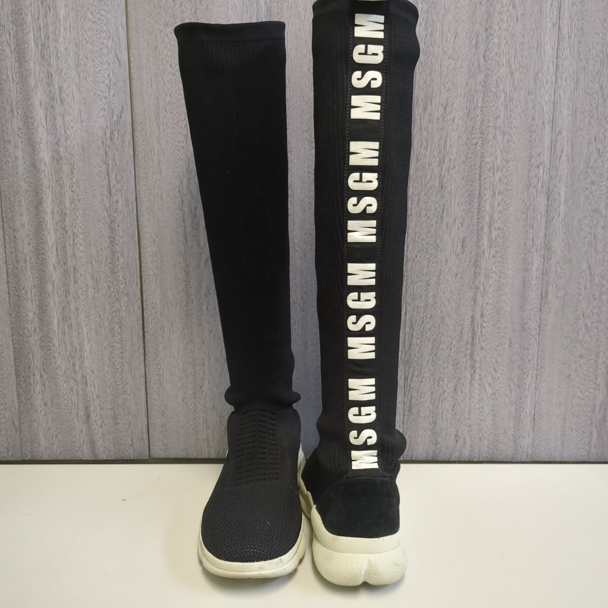 y051408h MSGM ロングソックススニーカー
