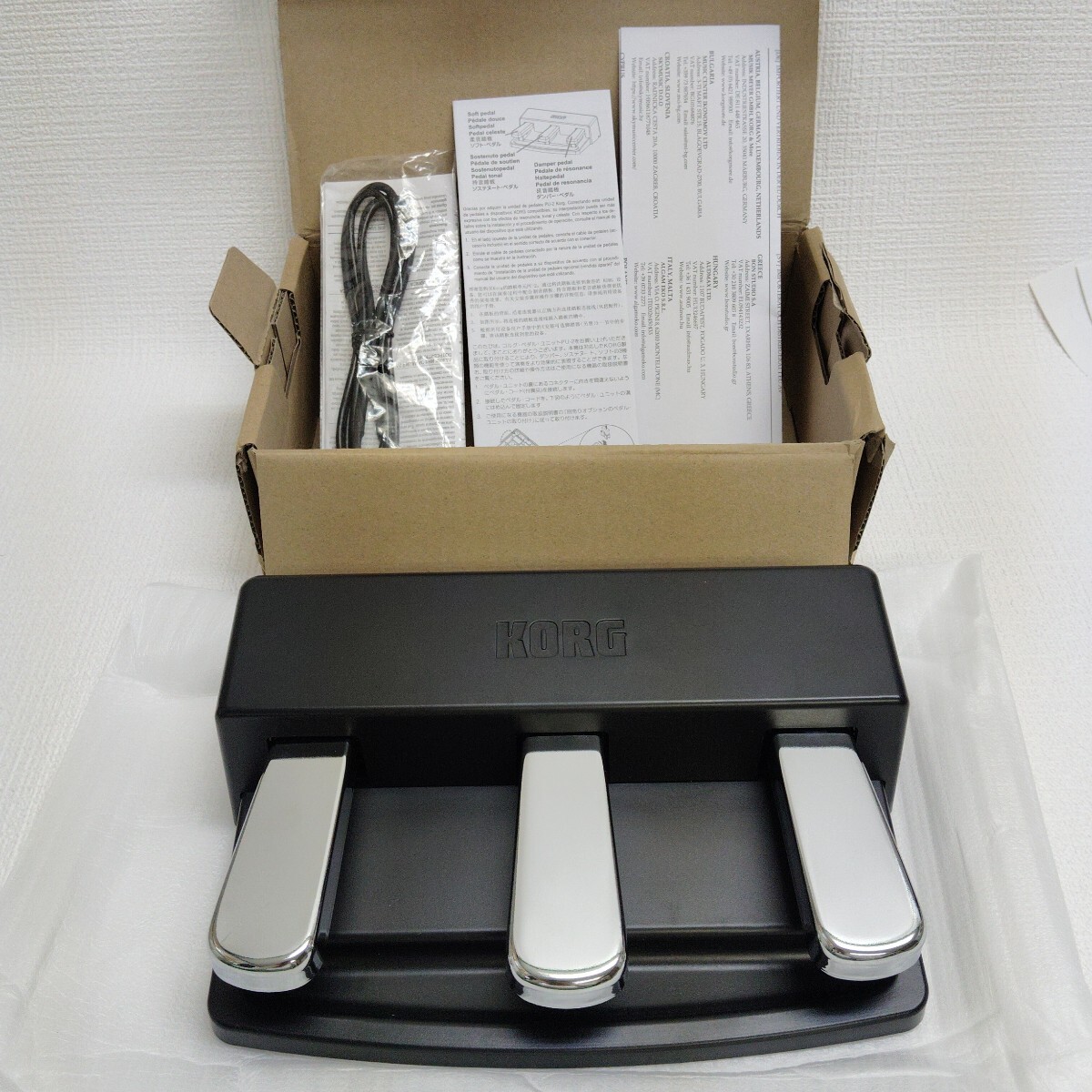y052710t KORG ペダルユニット 電子ピアノ SP-280用 PU-2