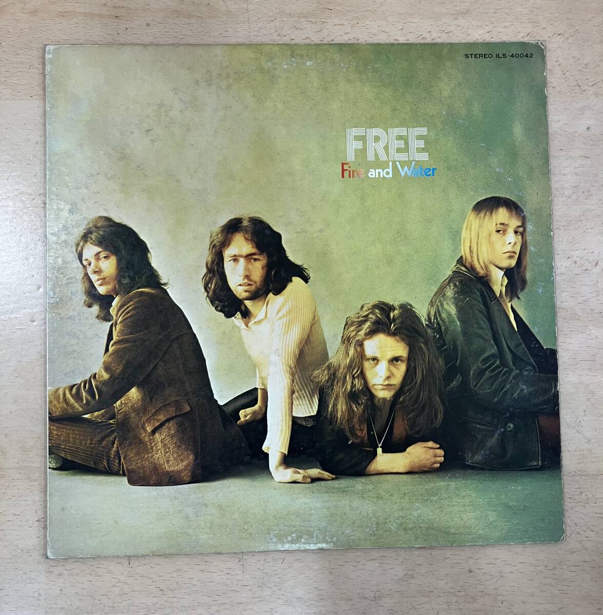 【32714】レコード　ロックバンド　フリー　Free ファイアー・アンド・ウォーター　Fire and Water オール・ライト・ナウ収録　中古品
