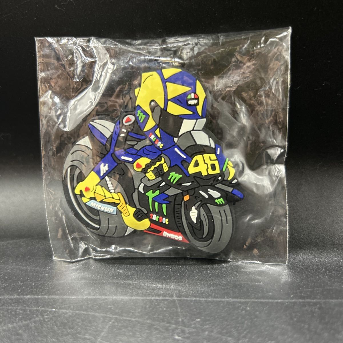 【新品・未使用】バレンティーノ・ロッシ 46 モンスターエナジー シリコンキーホルダー