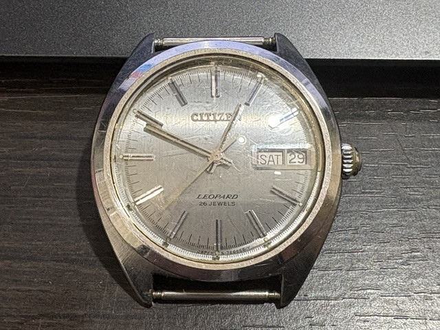 ※33165 CITIZEN 4-720041 腕時計 自動巻き 動作品 シチズン 難有り 現状渡し