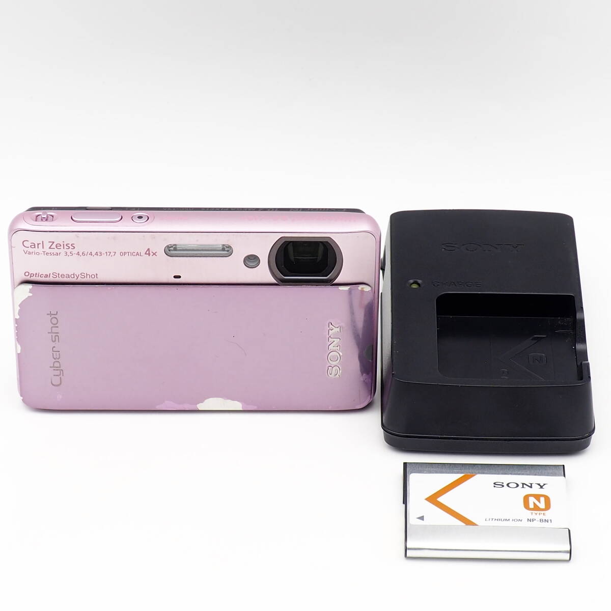 タッチパネル不良格安！SONY Cyber-Shot DSC-TX5 PINK 防水仕様スリムボディ 25mm相当広角4倍ズーム 1020万画素 “Exmor R” CMOSセンサー 