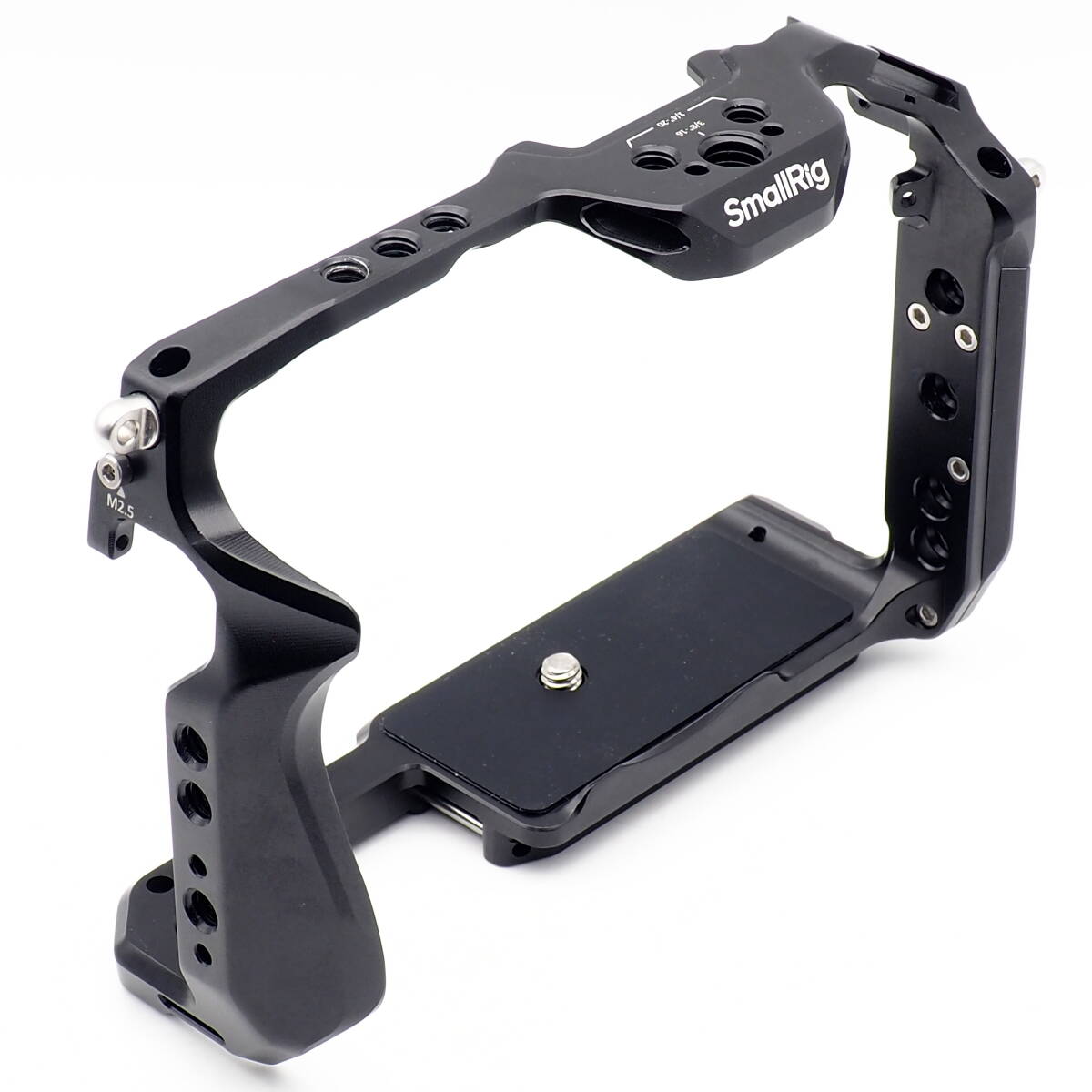 SmallRig 4824 Panasonic LUMIX GH7 / GH6 用 HawkLock クイックリリースケージ コールドシュー NATO/Arca-Swissクランプ対応 フルケージ