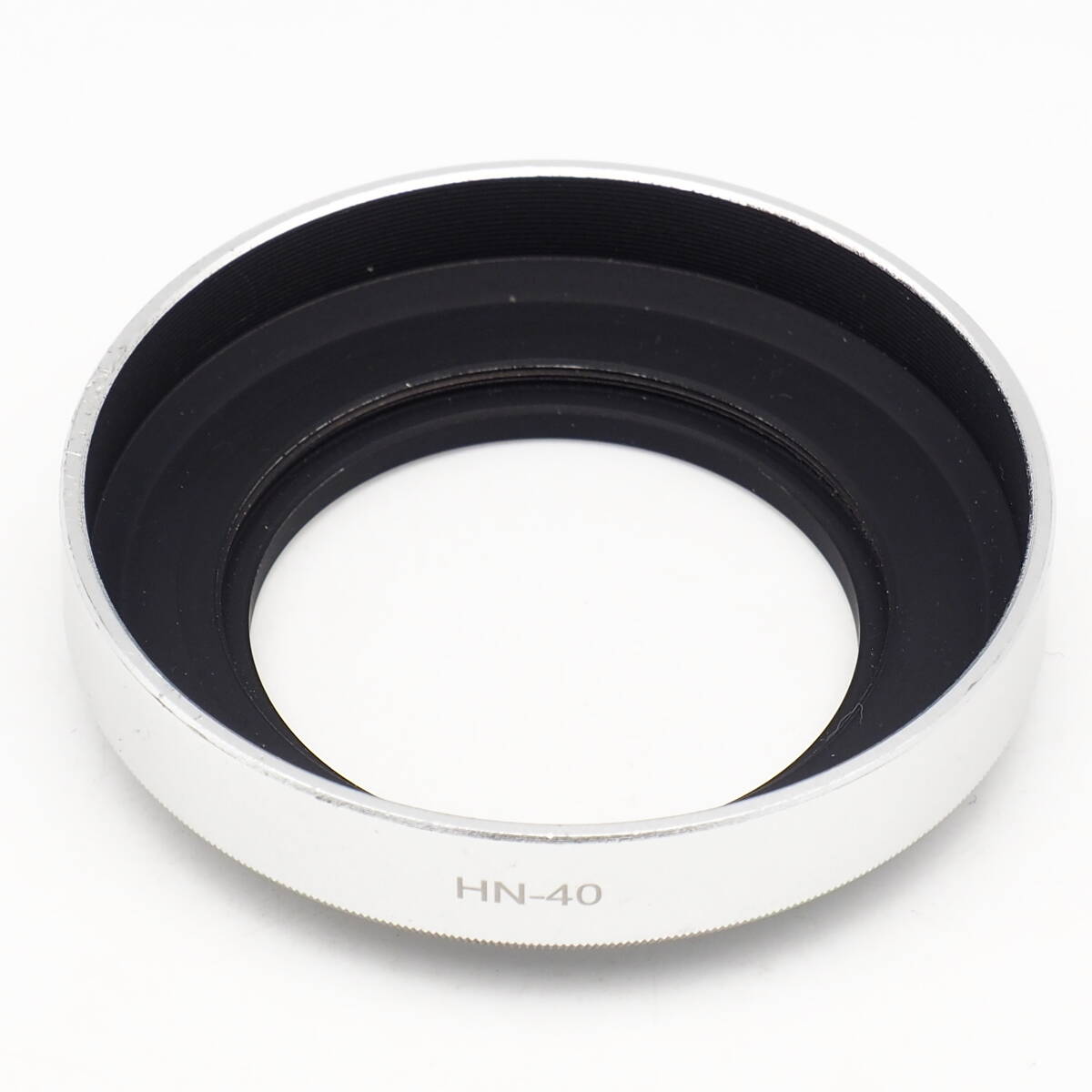 NIKKOR Z DX 16-50mm f/3.5-6.3 VR 対応 46mm Screw-in Metal Hood [SILVER] ねじ込み メタルフード シルバー Nikon HN-40 互換/金属製！