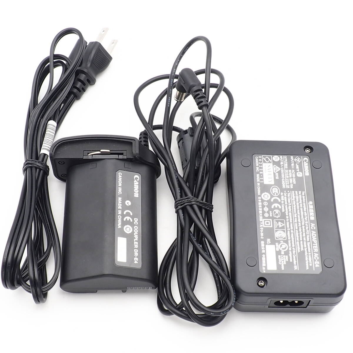 Canon ACアダプターキット ACK-E4 [AC ADAPTER AC-E4 + DC COUPLER DR-E4] EOS-1D Mk III Mk IV / -1D X シリーズ対応 お買い得！