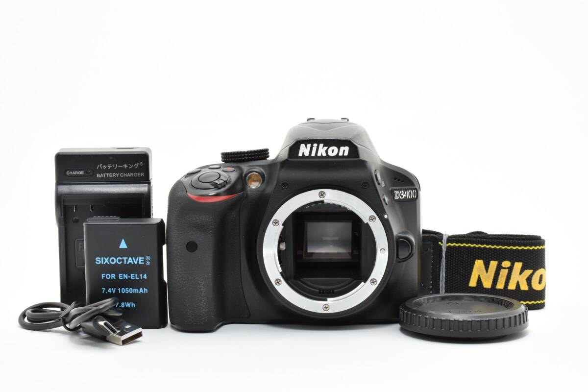【シャッター回数：23,281回】 ニコン Nikon D3400 デジタル一眼レフカメラ デジタルカメラ ボディ [良品] #2891724A