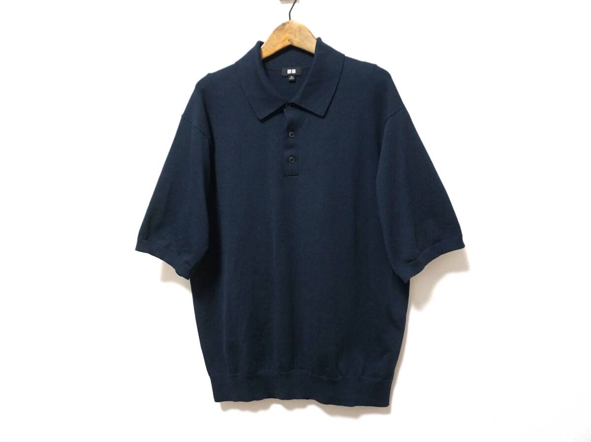 UNIQLO ウォッシャブルニットポロセーター XL 