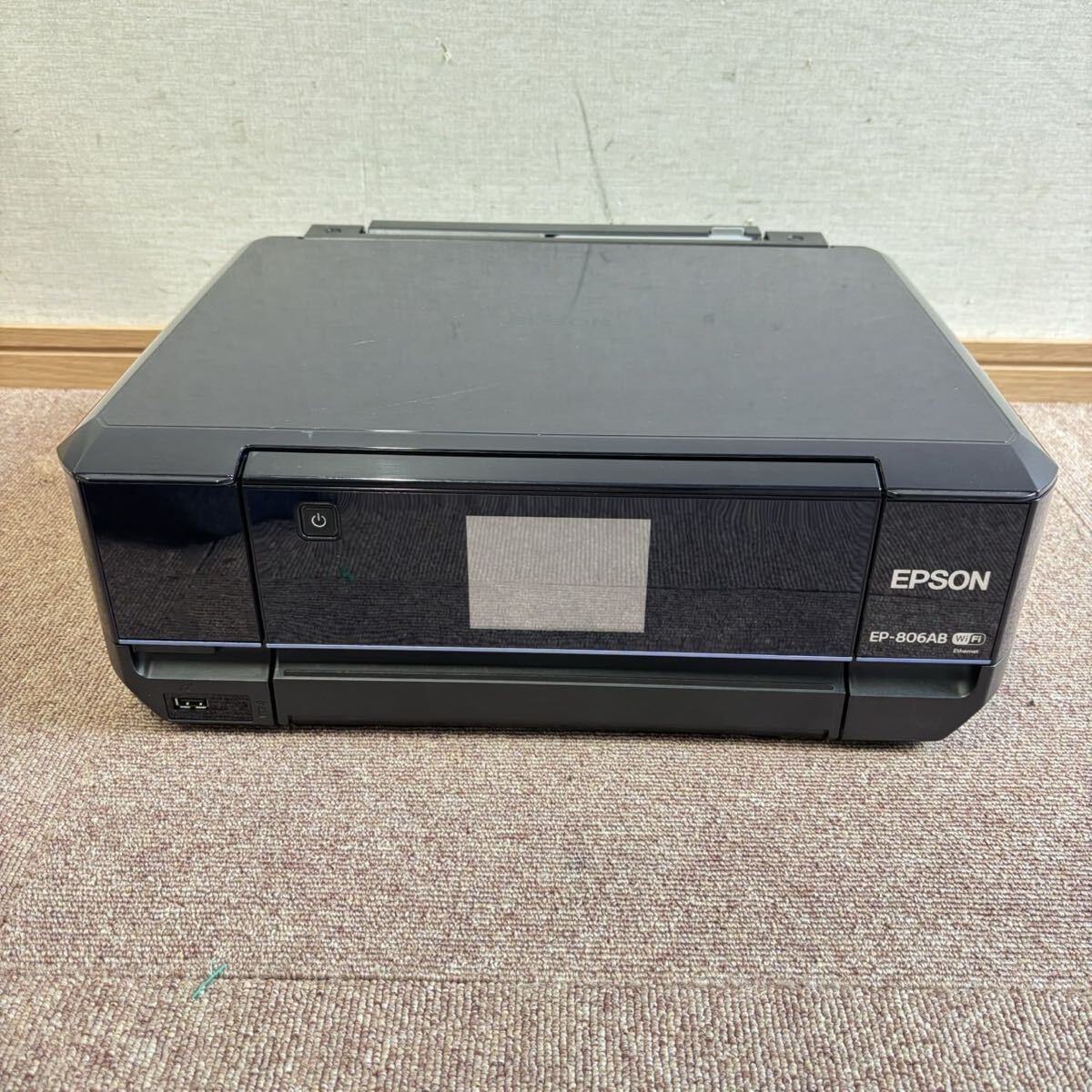 EPSON EP-806AB エプソン カラリオ インクジェットプリンター 複合機 ブラック 通電動作未確認 ジャンク扱