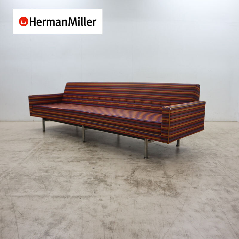 ◆希少◆ Herman Miller ハーマンミラー モジュラーシーティング ソファ ジョージ・ネルソン×アレキサンダー・ジラード ヴィンテージ