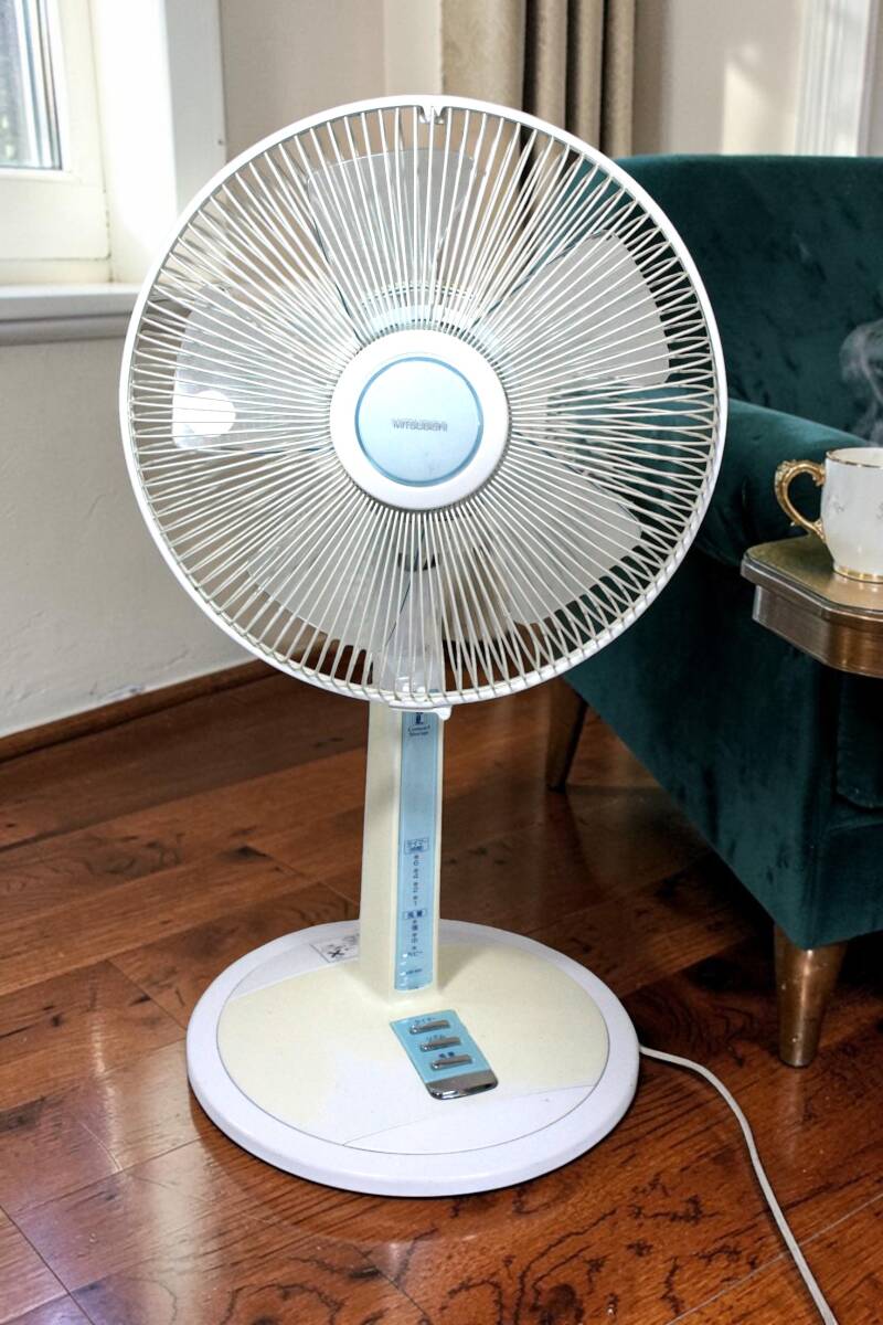 静かでパワフルな送風力と、省エネ性能を兼ね備えた三菱電機の扇風機。室内の空気を効率良く循環させ涼しさと心地よさを長時間キープします