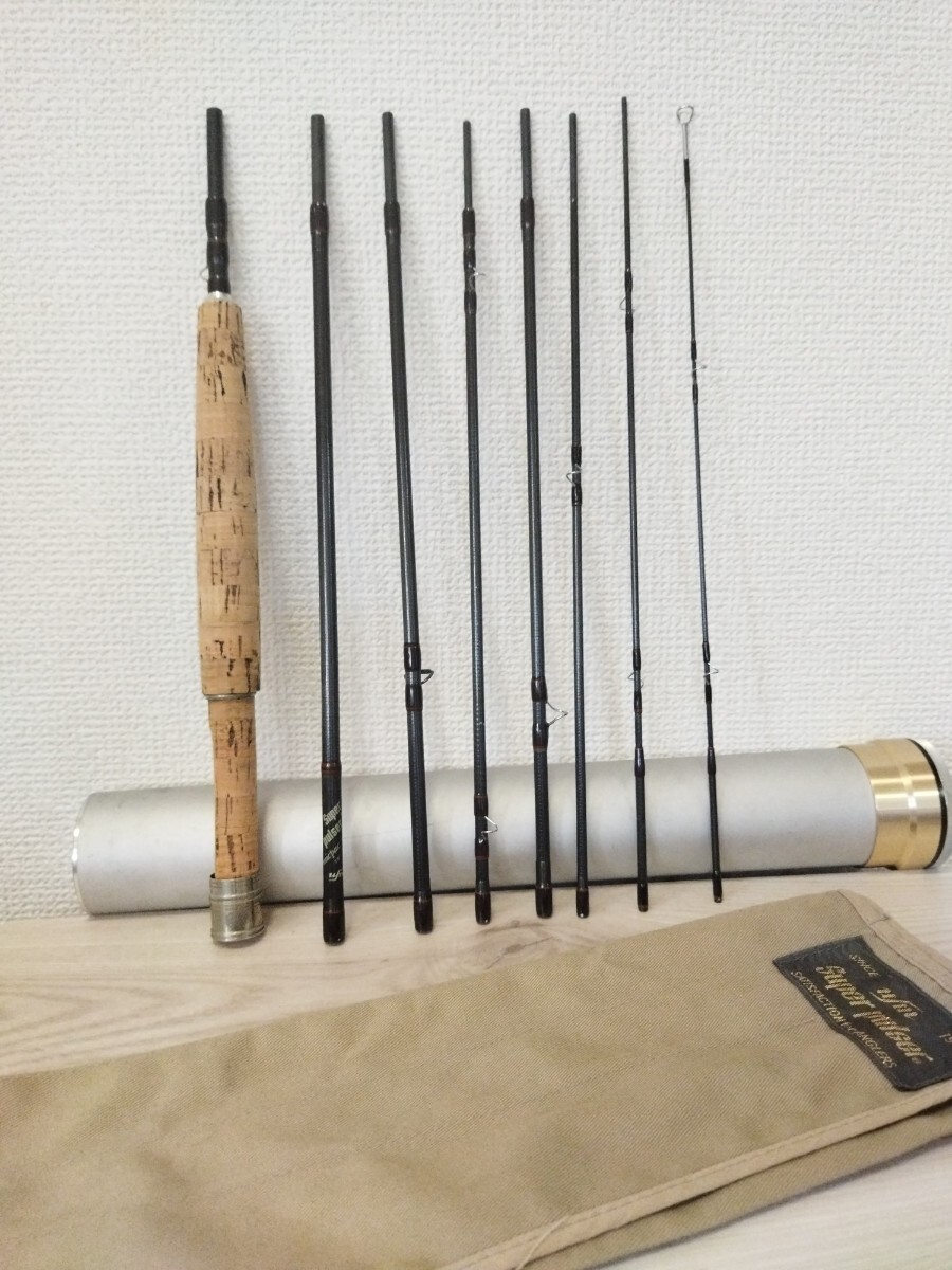 ● 稀少 仕舞約32cm 8ピース パックロッド UFMウエダ Super pulserZ 7640 7'6" #4 スーパーパルサーZ ミックパック フライロッド●
