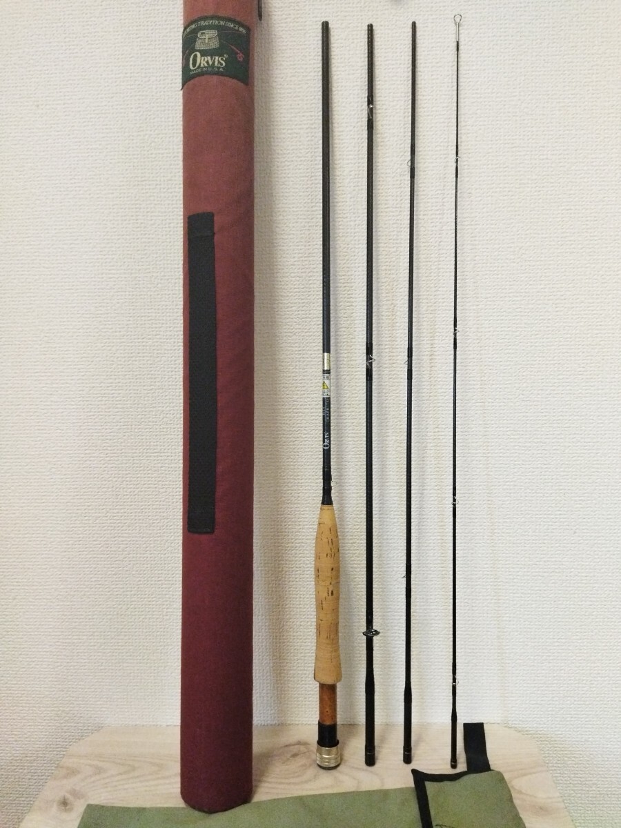 ● ORVIS HLS GRAPHITE 864-4 8’ 6’’ #4 オービス グラファイト 8フィート 6インチ 4番 4ピース フライロッド パックロッド ●