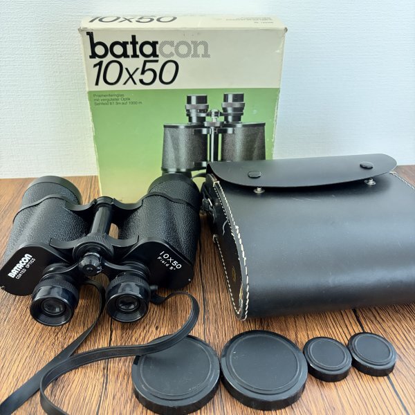 batacon バタコン 10×50 双眼鏡 元箱付 ケース付 ヴィンテージ アンティーク 【同梱〇一律送料♪】