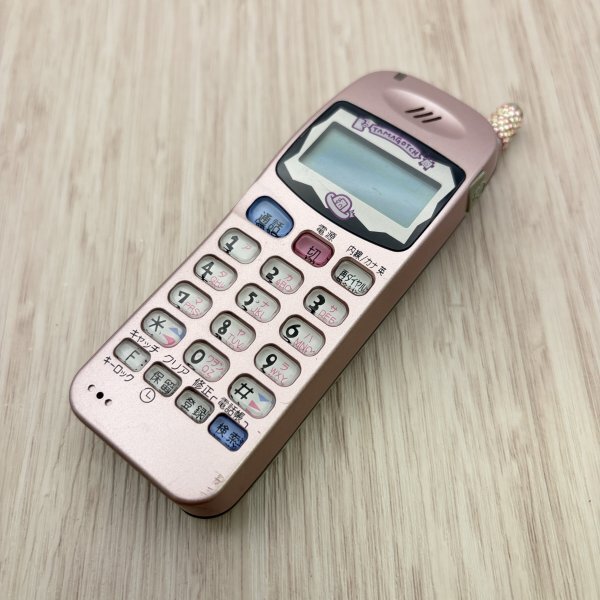 DDI POCKET BTP-101 PHS 携帯電話 ピンク たまごっち コラボ レトロ コレクター ジャンク動作未確認