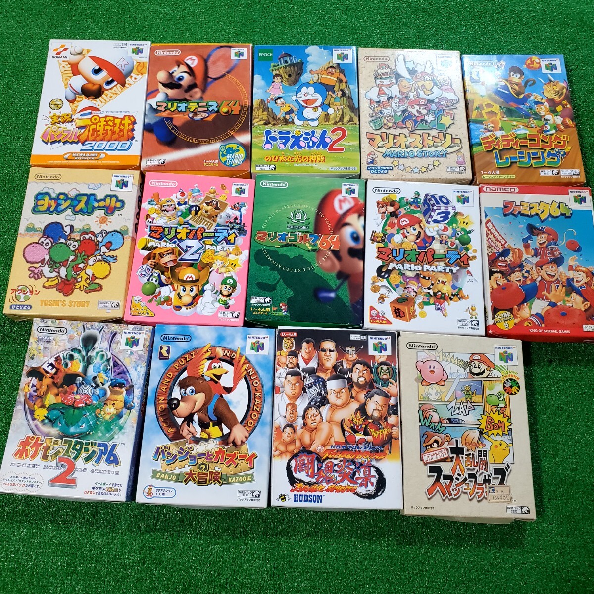 NINTENDO 64 カセット ソフト 10本以上 まとめ売り 大乱闘スマッシュブラザーズ マリオパーティ ポケモンスタジアム マリオゴルフ 箱あり