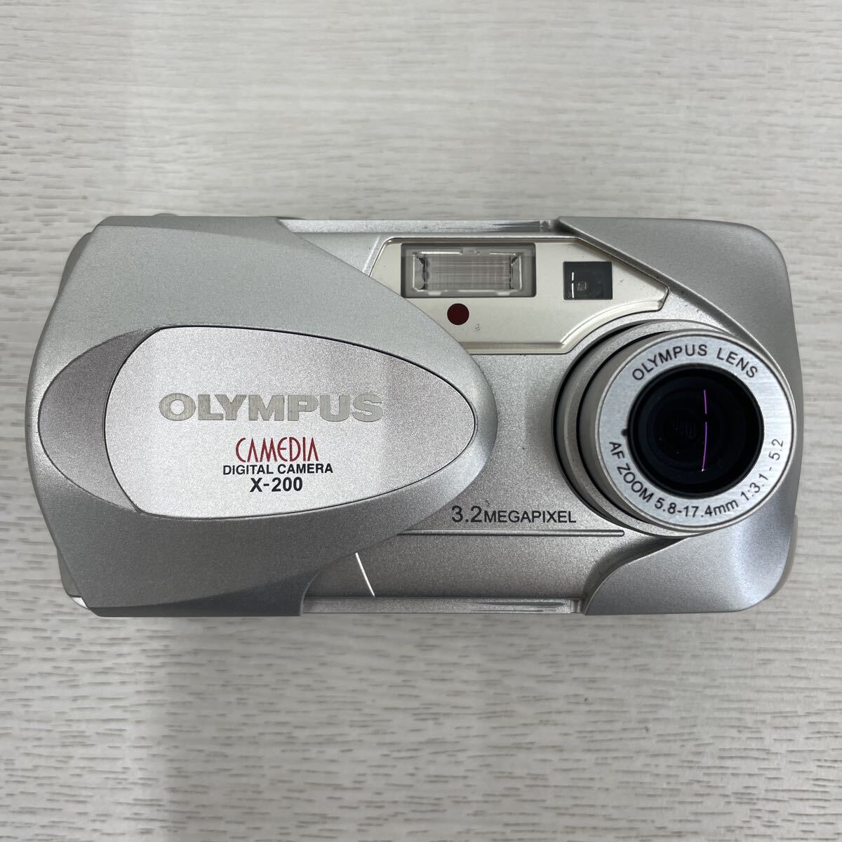 坂2605-264 OLYMPUS オリンパス コンパクトデジタルカメラ デジタルカメラ CAMEDIA X-200 シルバー 動作確認済み 【一】