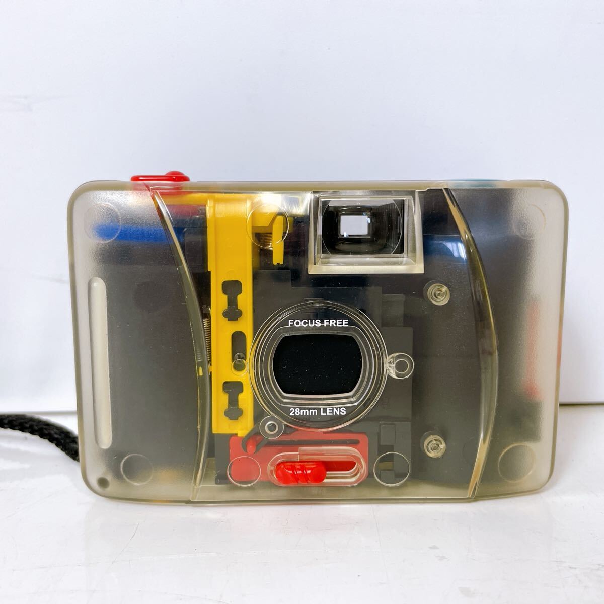 609(中古) スケルトン フィルムカメラ トイカメラ コンパクトフィルムカメラ 35mm 現状品