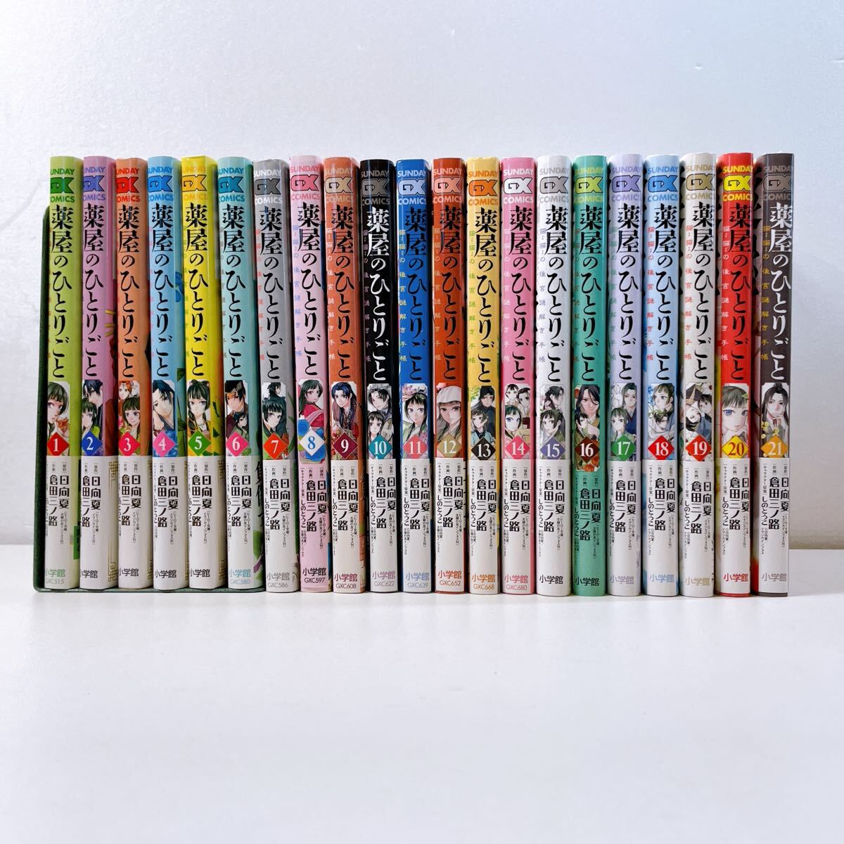 175 [中古] 薬屋のひとりごと 猫猫の後宮謎解き手帳 1巻〜21巻 倉田三ノ路 日向夏 しのとうこ サンデー コミックス 既刊全巻セット 現状品