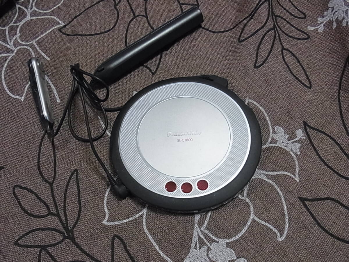 状態良好　Panasonic ポータブルCDプレーヤー SL-CT800　純正リモコン付き　動作確認済