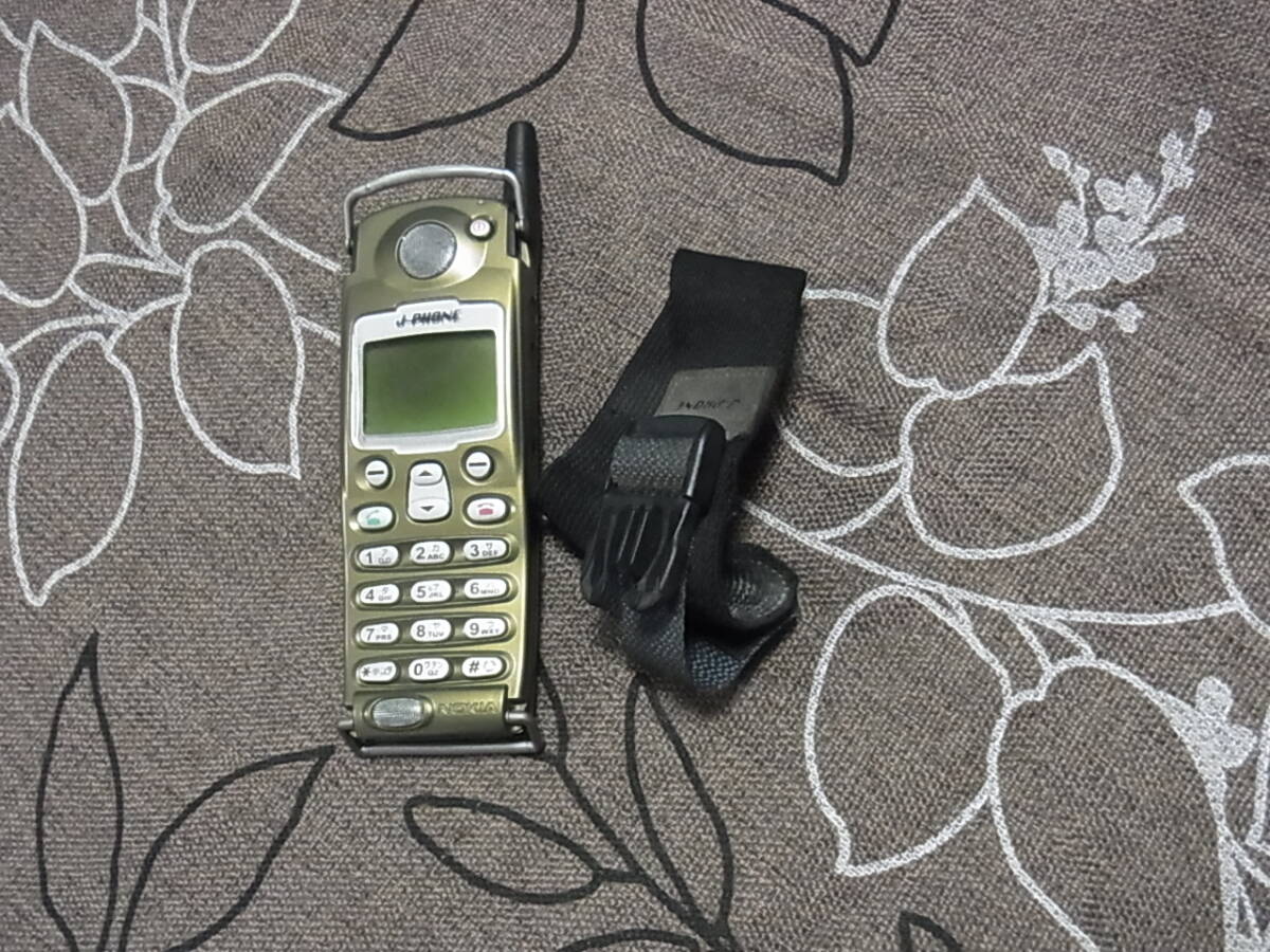 当時物　Nokiaノキア　DP-154EX　J-PHONE 　バッテリ、ストラップ付属　現状品