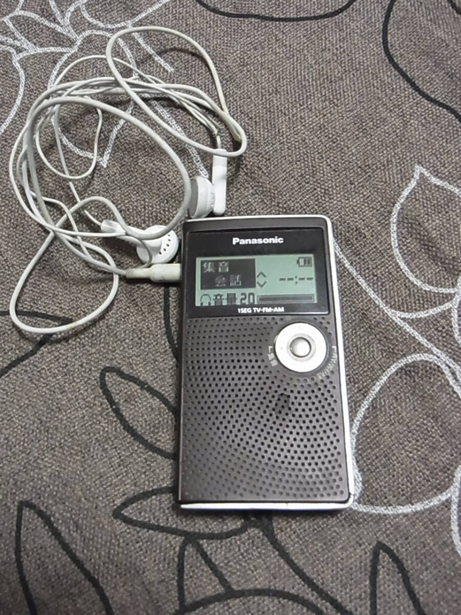 Panasonic 　1 SEG音声/ AM FM ラジオ　RF-ND50TV 　 通電、ジャンク