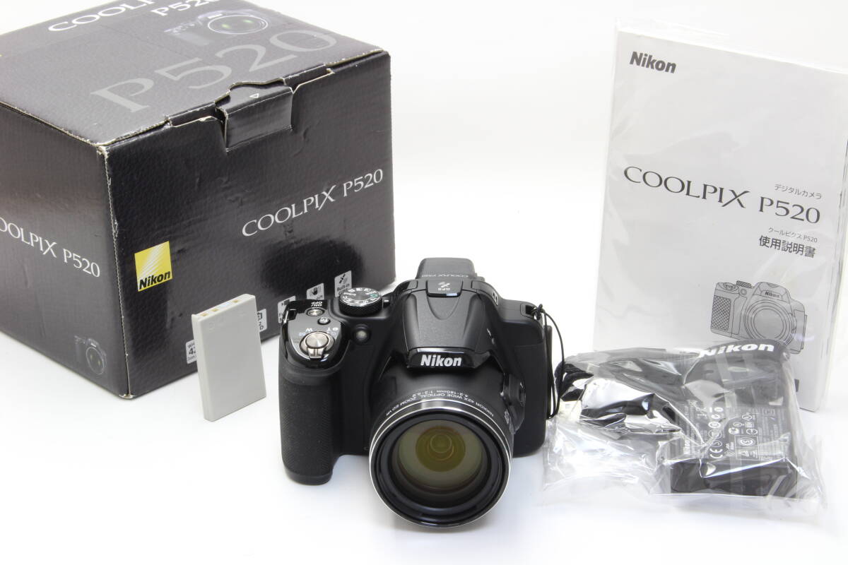 D (ジャンク) Nikon ニコン COOLPIX P520 ブラック 初期不良返品無料 
