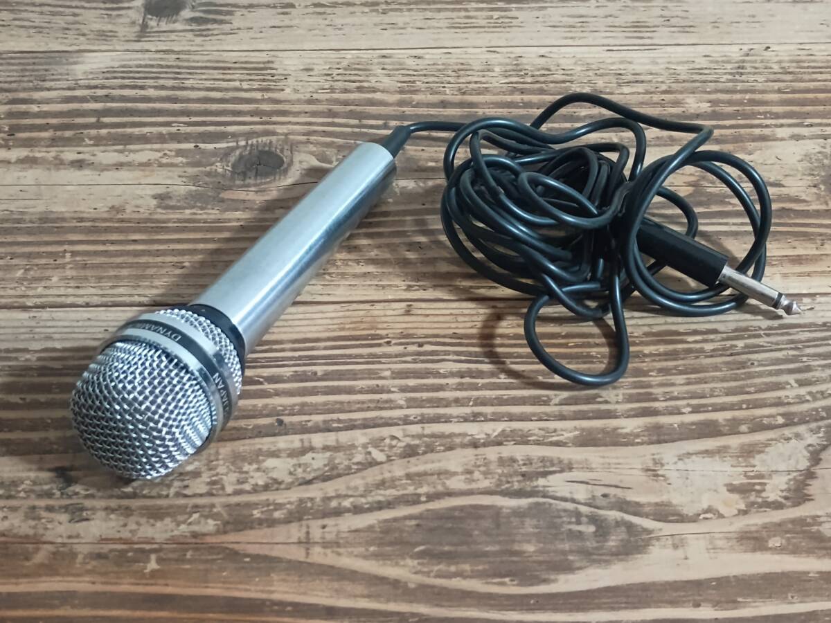 b■600Ω DINAMICMICROHONE 600Ω JAPAN マイク ジャンク品