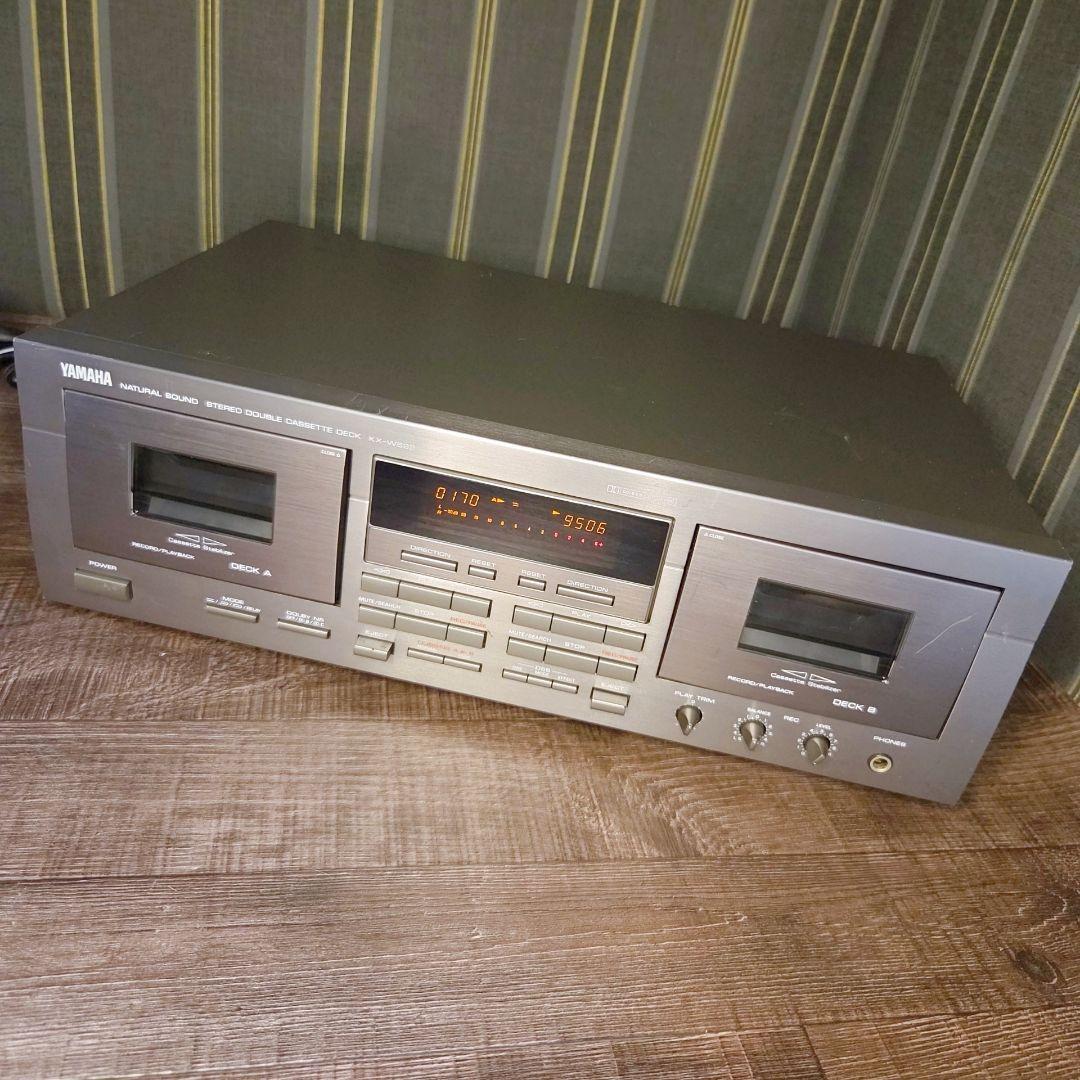 YAMAHA ヤマハ　KX-W592 ダブルカセットデッキ　レトロ　ヴィンテージ