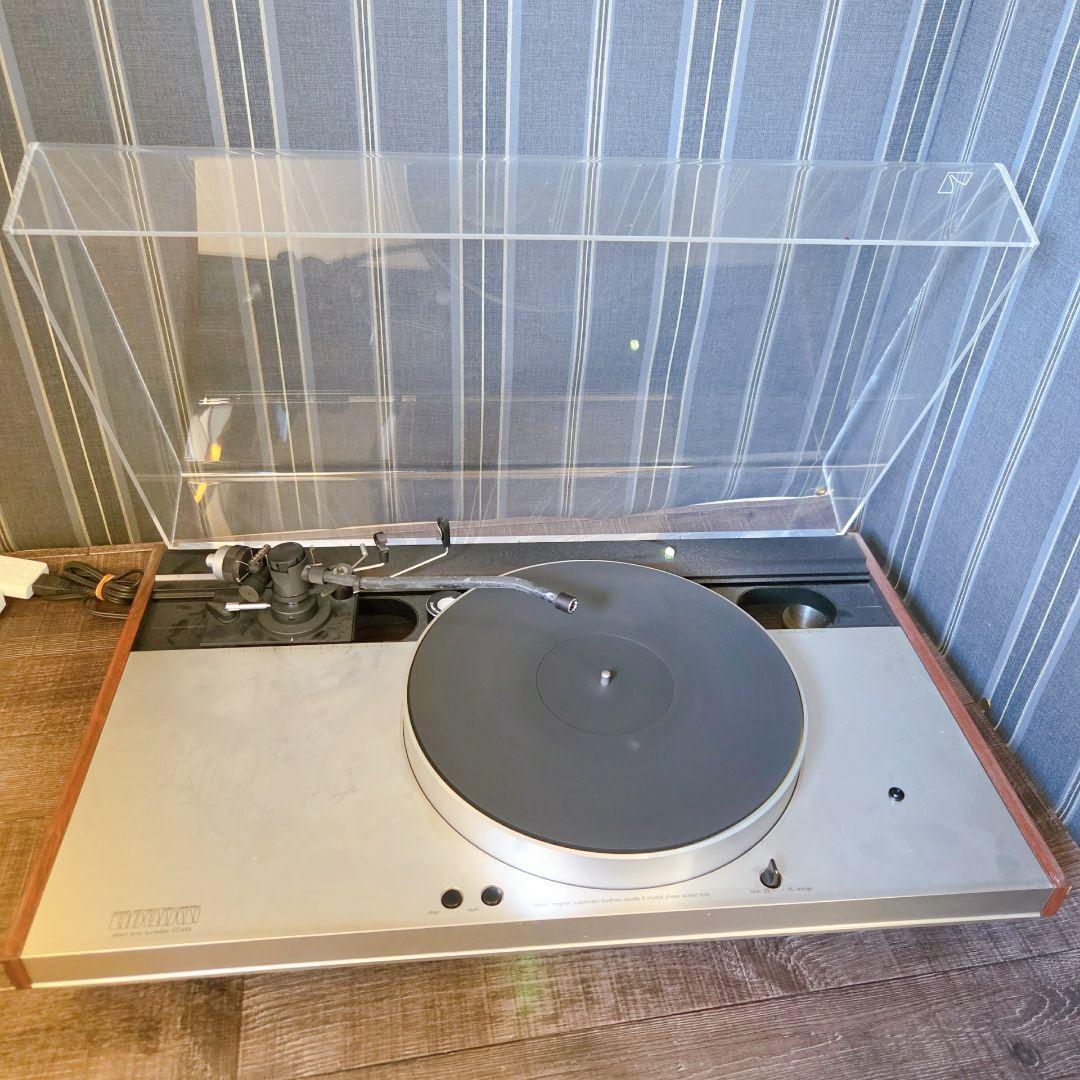 高級　ダブルアーム　大型　レトロ　1977年　LUXMAN ラックスマン PD-444 レコードプレーヤー ターンテーブル トーンアーム 本体