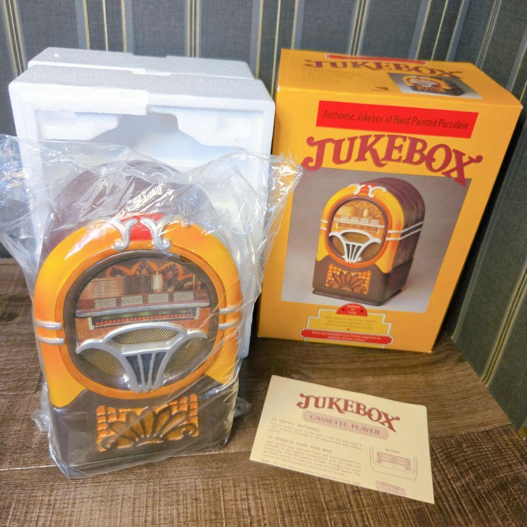 WACO　ワコー JUKEBOX レトロ ジュークボックス 陶器製　 カセット 動作品 美品　 日本　日本製　JAPAN　ジャパン 昭和レトロ 