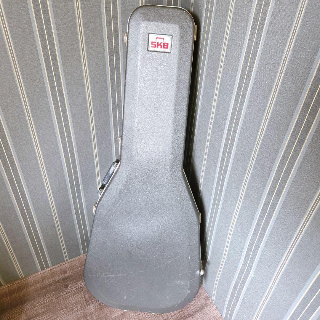 SKB エスケービー　ギター　ハードケース　ブラック　鍵　カギ付き　ギターケース