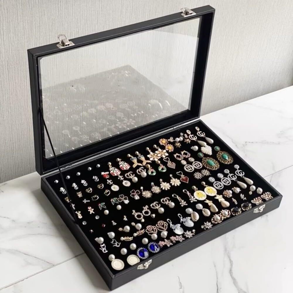 送料690円 イヤリング ピアス ケース ボックス 160個収納 ジュエリーボックス アクセサリー 大容量 小物入れ 保管 プレゼント