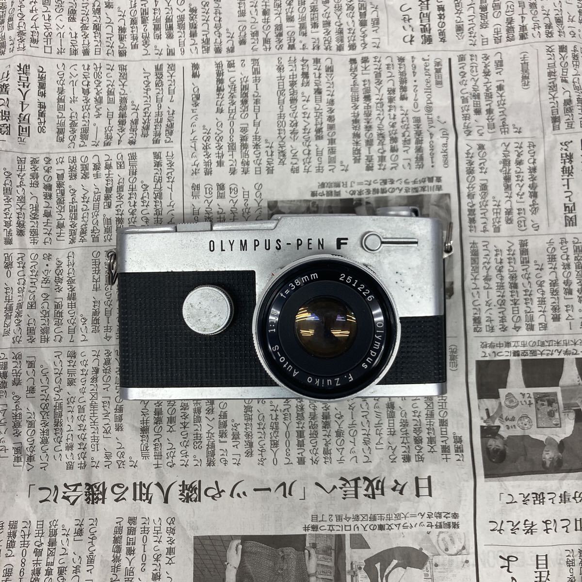 【A6】OLYMPUS PEN-FT フィルムカメラ ハーフカメラ 一眼レフカメラ F.Zuiko Auto-S 38mm F1.8 ジャンク品