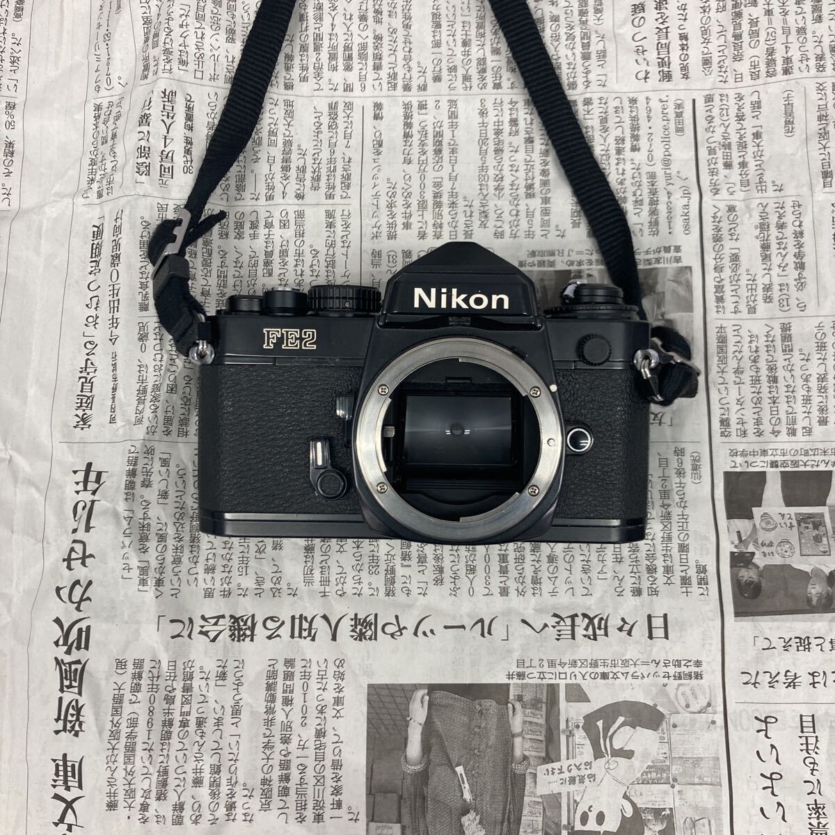 【A11】Nikon FE2 一眼レフ フィルムカメラ ブラック ボディ ジャンク品