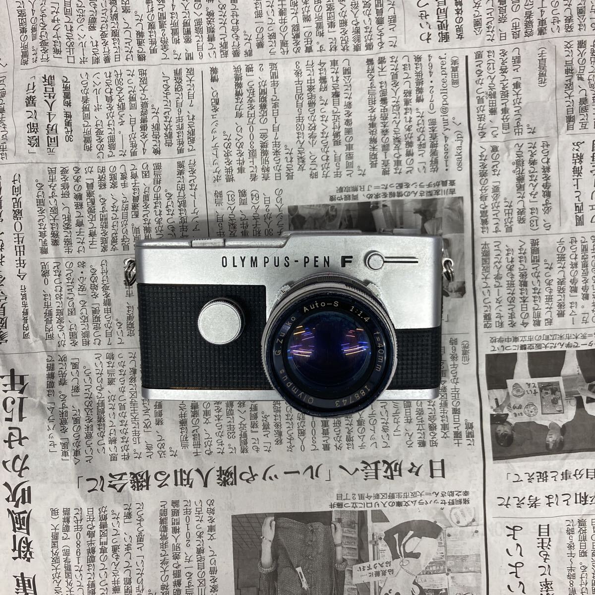 【A13】OLYMPUS PEN-FT フィルムカメラ 一眼レフ ハーフカメラ G.Zuiko Auto-S 40mm F1.4 ジャンク品