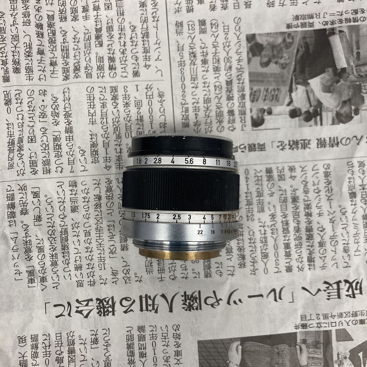 【A19】Canon LENS ライカLマウント オールドレンズ 50mm F1.8 ジャンク品