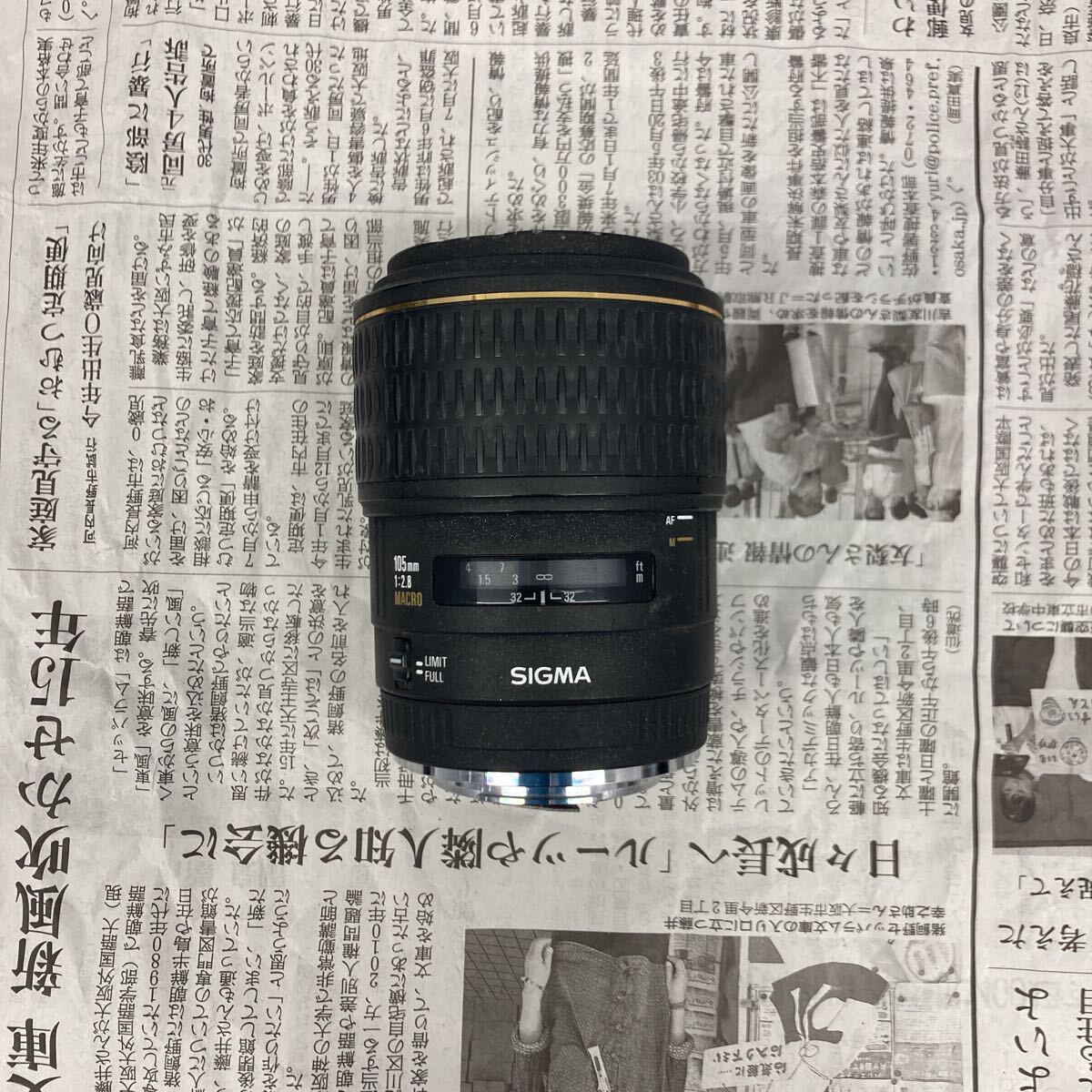 【A20】SIGMA 105mm F2.8 EX MACRO レンズ ジャンク品