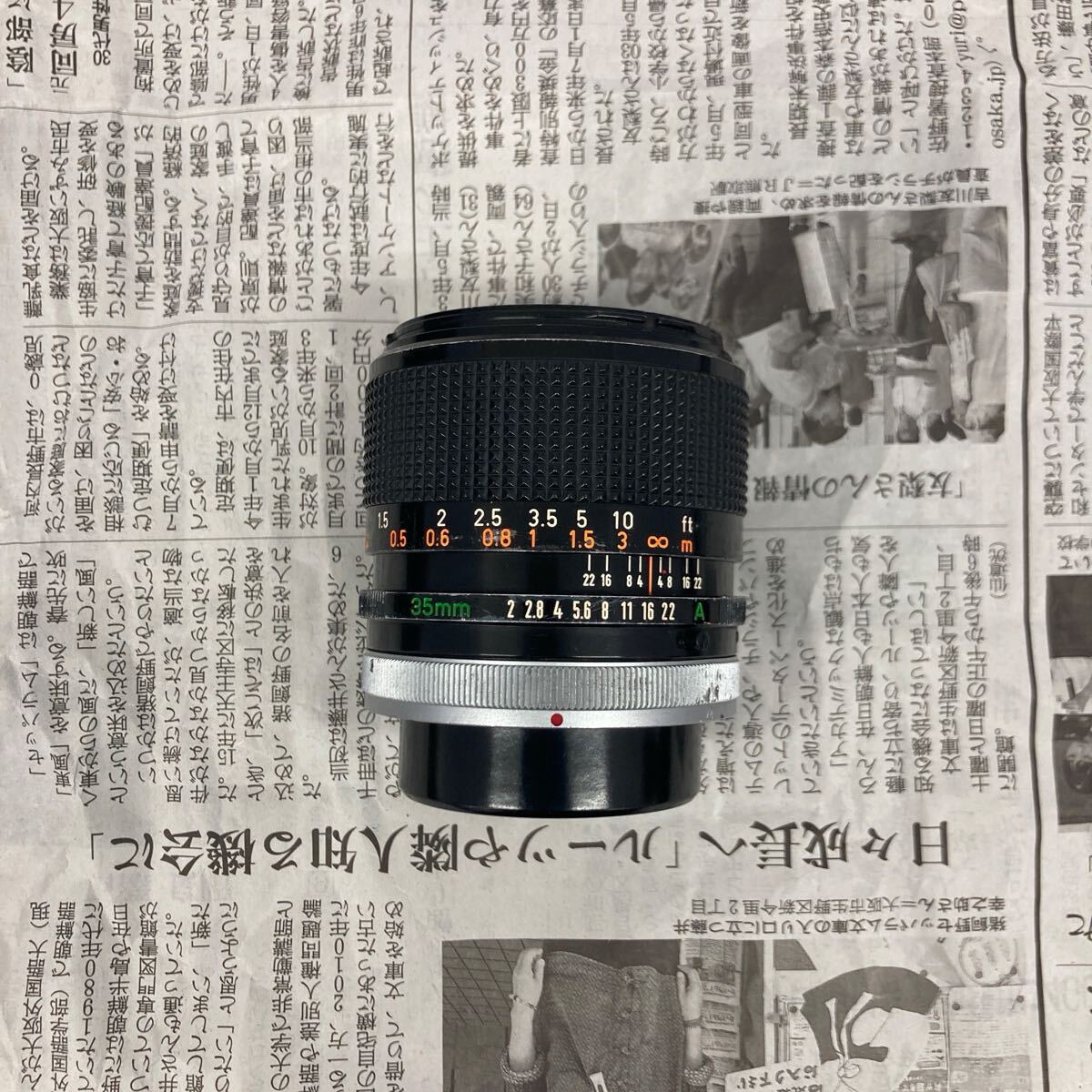 【A21】Canon FD 35mm F2 S.S.C 単焦点 広角レンズ ジャンク品