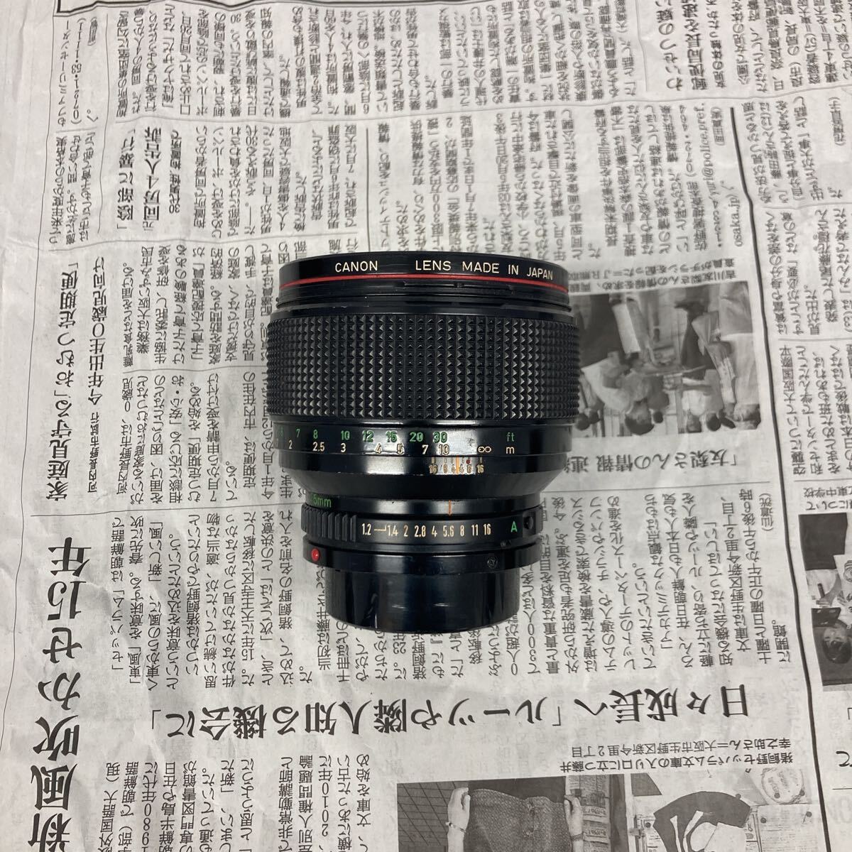 【A22】Canon FD 85mm F1.2 L ジャンク品
