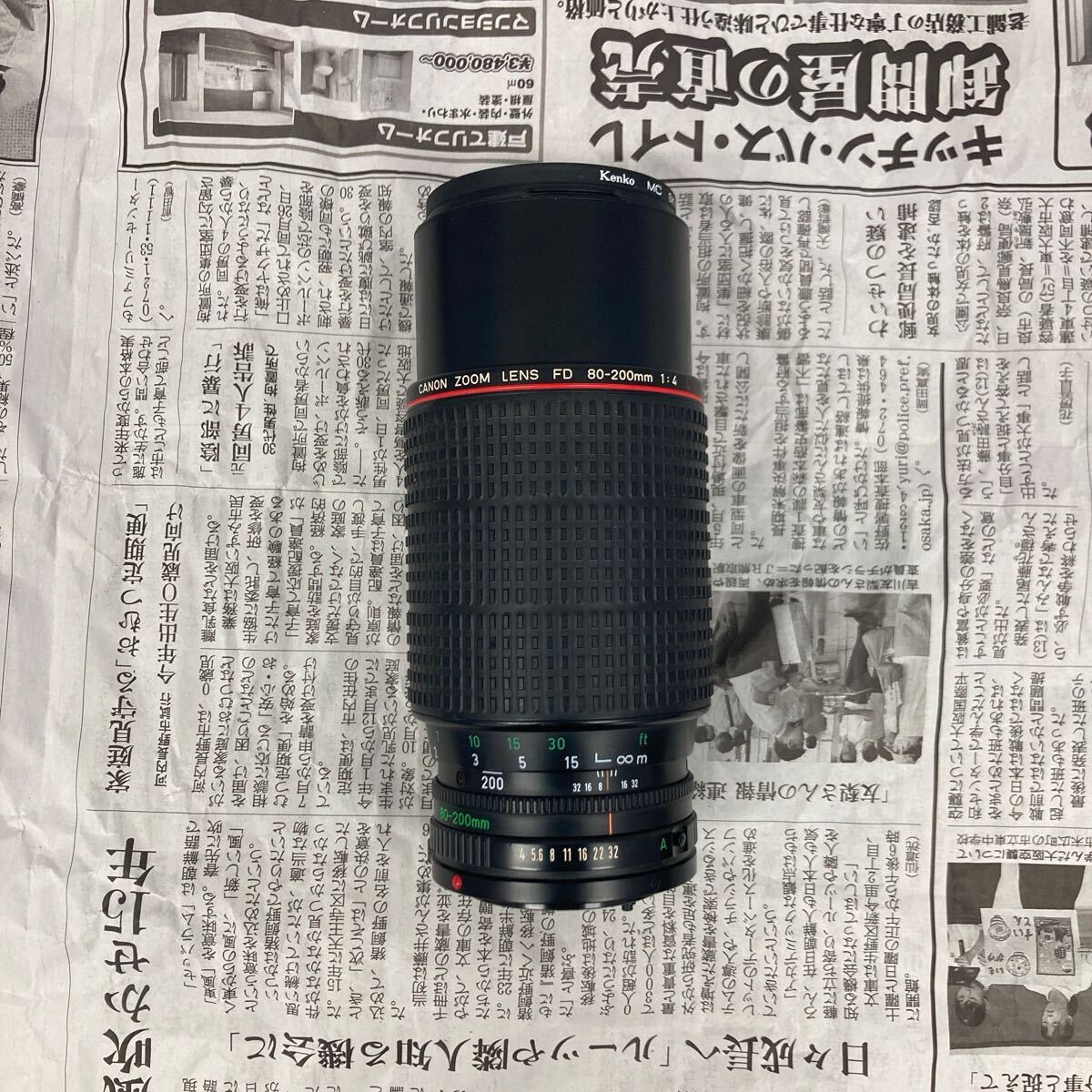 【A23】Canon New FD 80-200mm F4 L 
