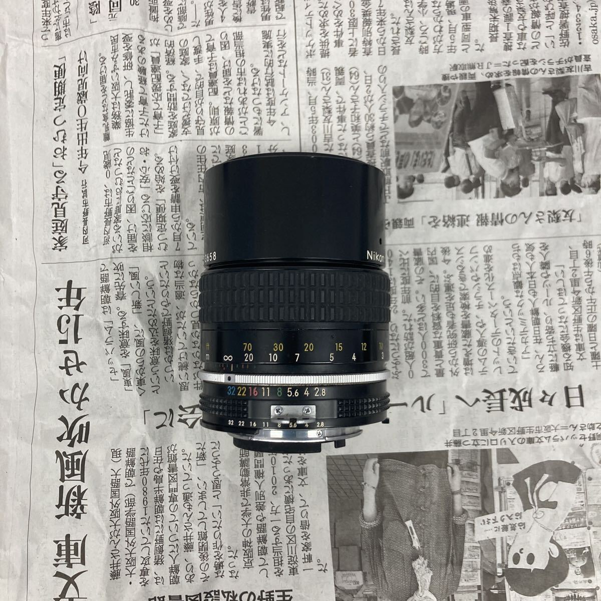 【A24】Nikon Ai NIKKOR 135mm F2.8 ジャンク品