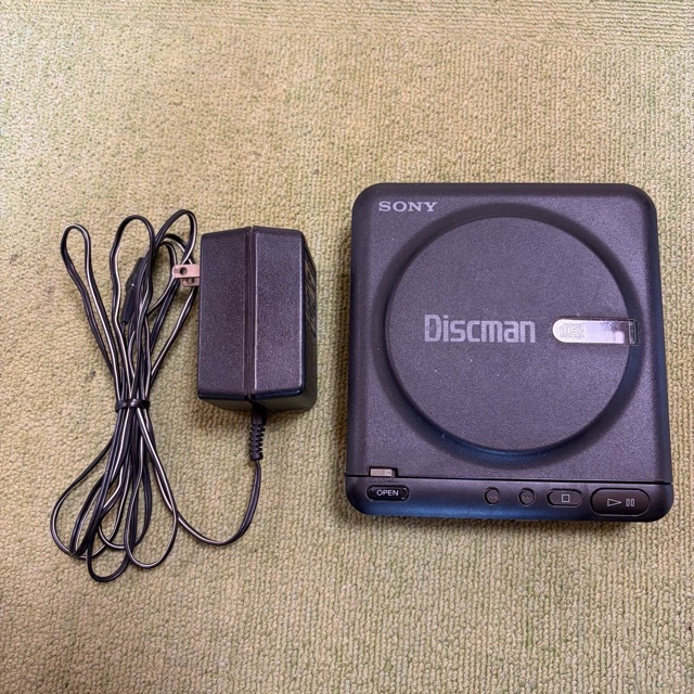 通電確認のみ★SONY★ソニー★Discman★D-20★CDプレーヤー★コード付き★