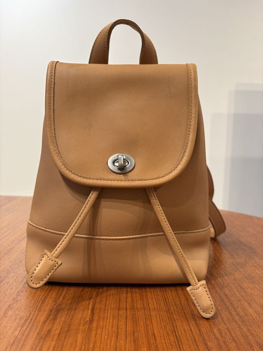 COACH コーチ　ヴィンテージ　レザーミニリュック　
