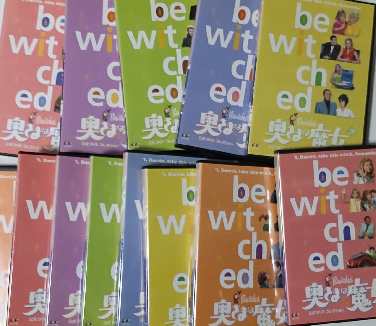 奥さまは魔女 公式DVDコレクション hachette　13巻　25巻から37巻　ケース　セットまとめ売り